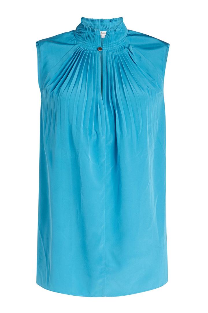 Tibi Tibi Arielle Silk Sleveless Blouse