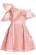 Self-portrait Self-portrait Lace Frill Mini Dress
