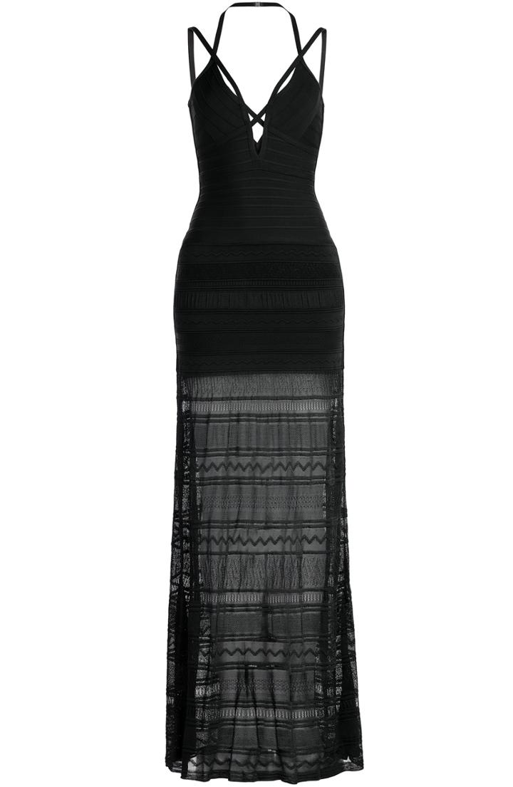 Herv L Ger Strappy Gown