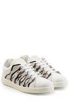 Kenzo Kenzo Leather Sneakers With Suede