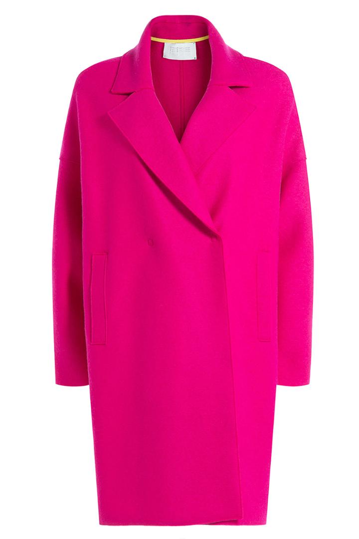 Harris Wharf London Harris Wharf London Virgin Wool Coat - Magenta