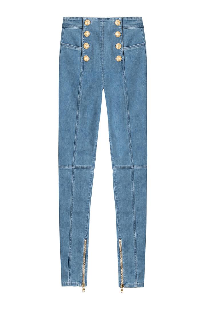 Balmain Balmain High-waisted Jeans - Blue