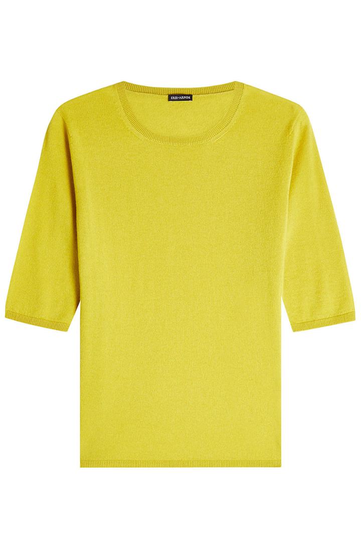 Iris Von Arnim Iris Von Arnim Cashmere Top - Yellow