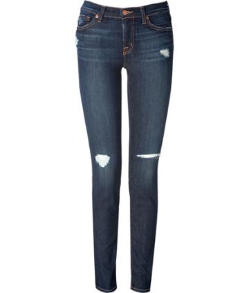 J Brand Jeans Mid Rise Distressed Jeans