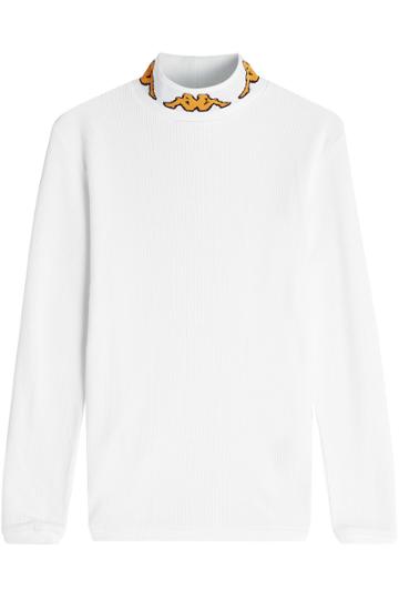 Kappa Kontroll Kappa Kontroll Printed Cotton Turtleneck Pullover