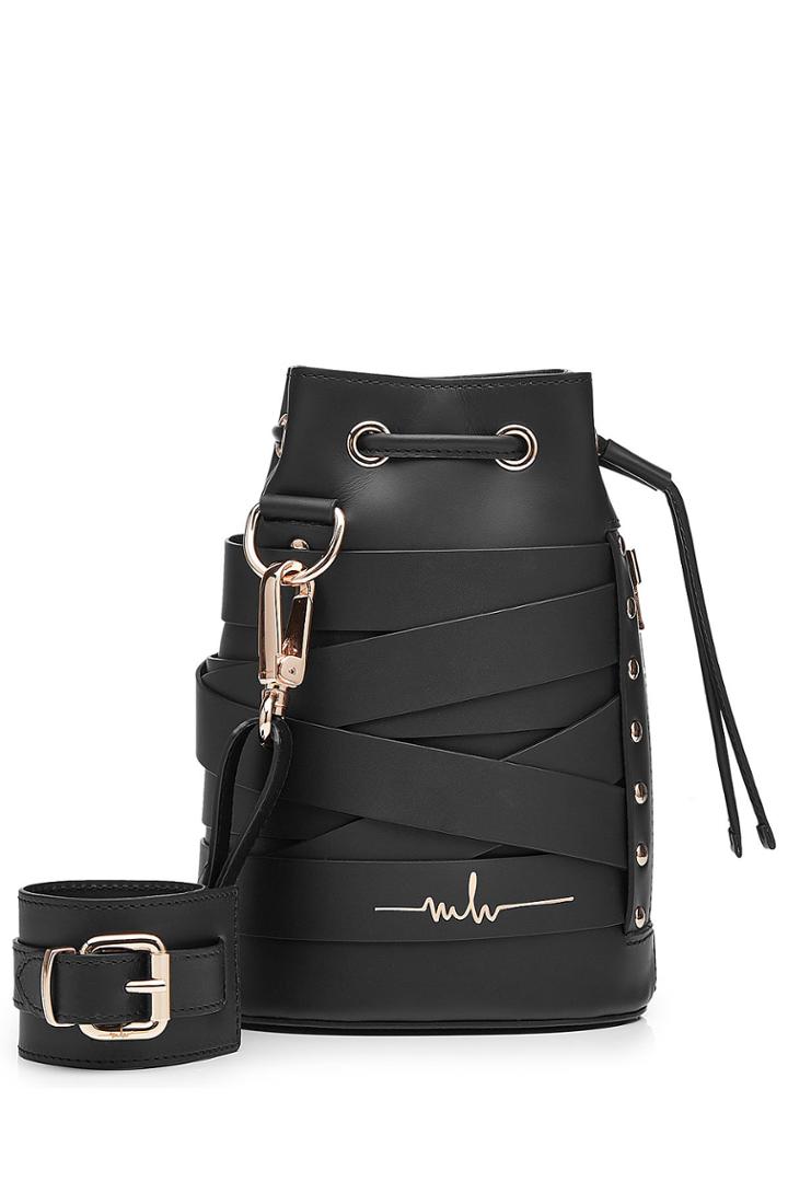 Marina Hoermanseder Marina Hoermanseder Leather Drawstring Bag