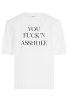 Vetements Vetements Printed T-shirt With Structured Shoulders - White