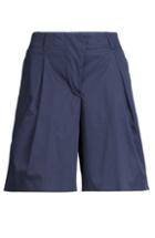 Jil Sander Pleated Cotton Shorts