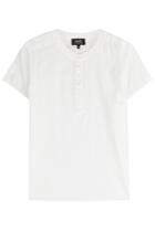 A.p.c. A.p.c. Cotton Henley Shirt - White