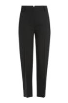 Donna Karan Donna Karan Cropped Wool Trousers - Black