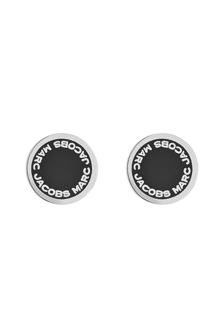 Marc Jacobs Marc Jacobs Logo Disc Earrings - Silver
