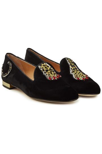 Charlotte Olympia Charlotte Olympia Embroidered Loafers