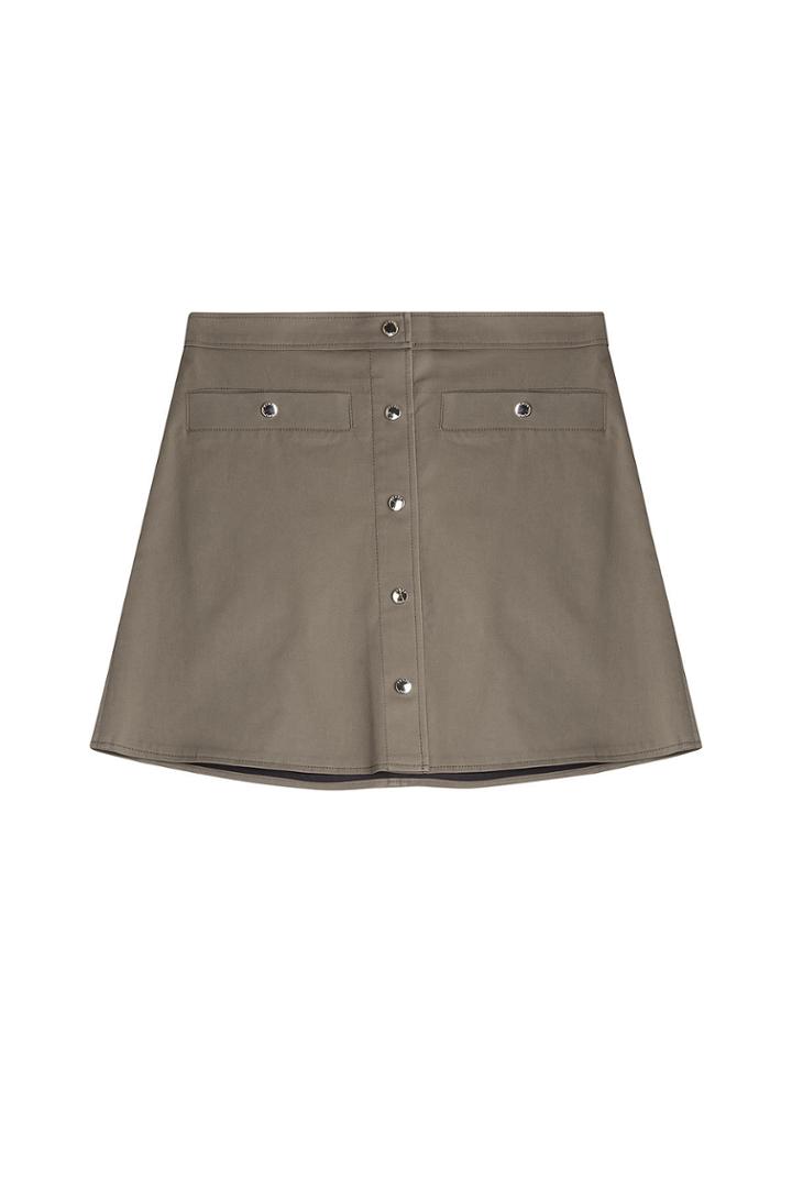 Kenzo Kenzo Button Up Mini-skirt - Brown