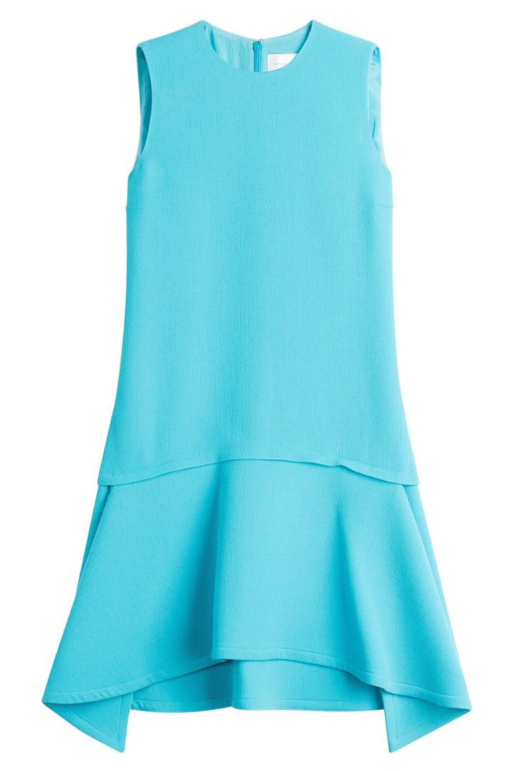 Victoria, Victoria Beckham Victoria, Victoria Beckham Draped Skirt Dress - Teal