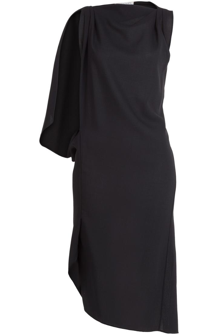 Vionnet Asymmetric One-shoulder Dress