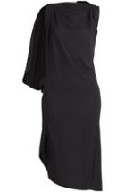 Vionnet Asymmetric One-shoulder Dress