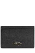 Smythson Smythson Leather Card Holder - Black