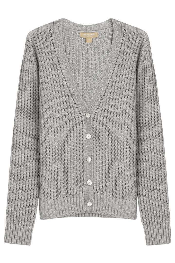 Michael Kors Collection Michael Kors Collection Cashmere Cardigan - Grey
