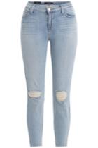 J Brand J Brand Mid-rise Cropped Jeans - None