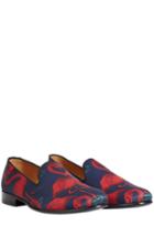Marc Jacobs Flamingo Printed Satin Loafers