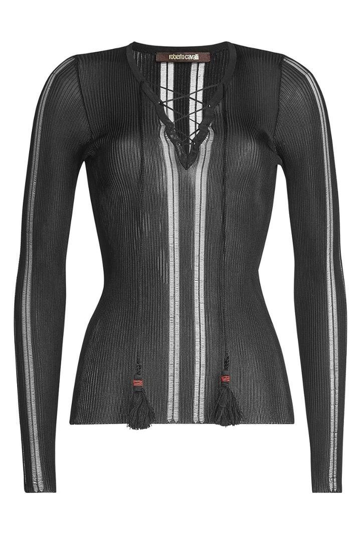 Roberto Cavalli Roberto Cavalli Lace-up Top