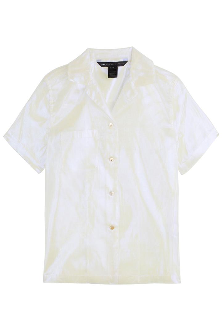 Marc By Marc Jacobs Marc By Marc Jacobs Cluster Cellophane Blouse - White