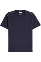 Valentino Valentino Rockstud Untitled Embellished Cotton T-shirt