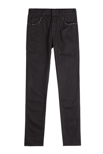 Valentino Valentino Rockstud Slim Jeans - Black