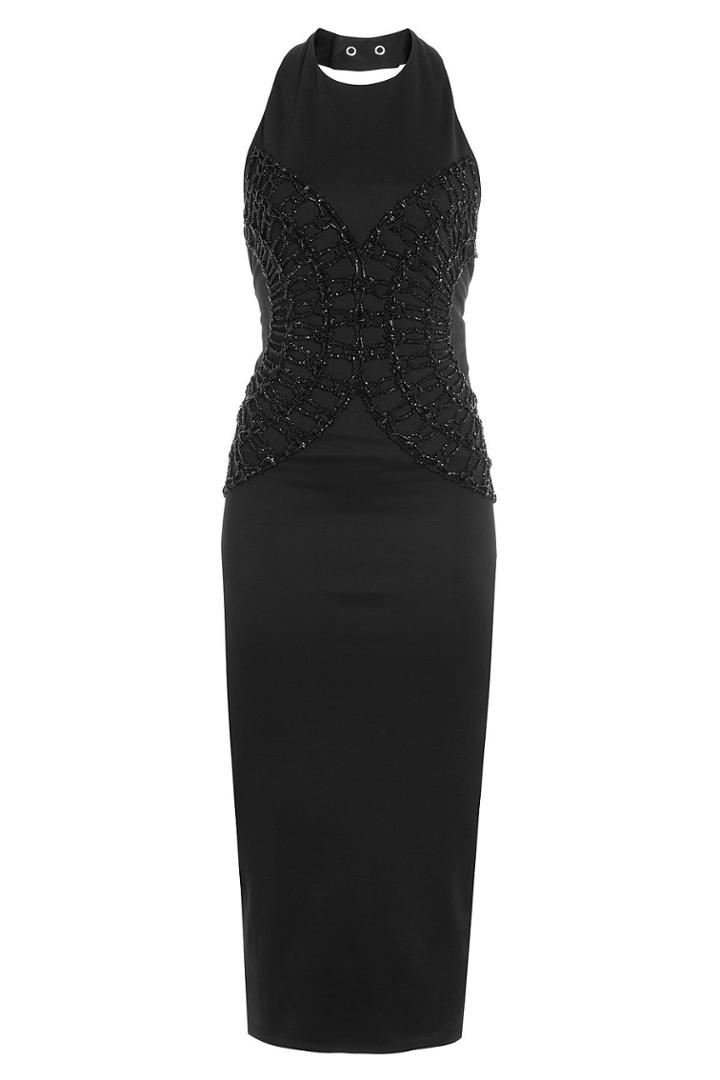 Balmain Balmain Beaded Sheath Dress