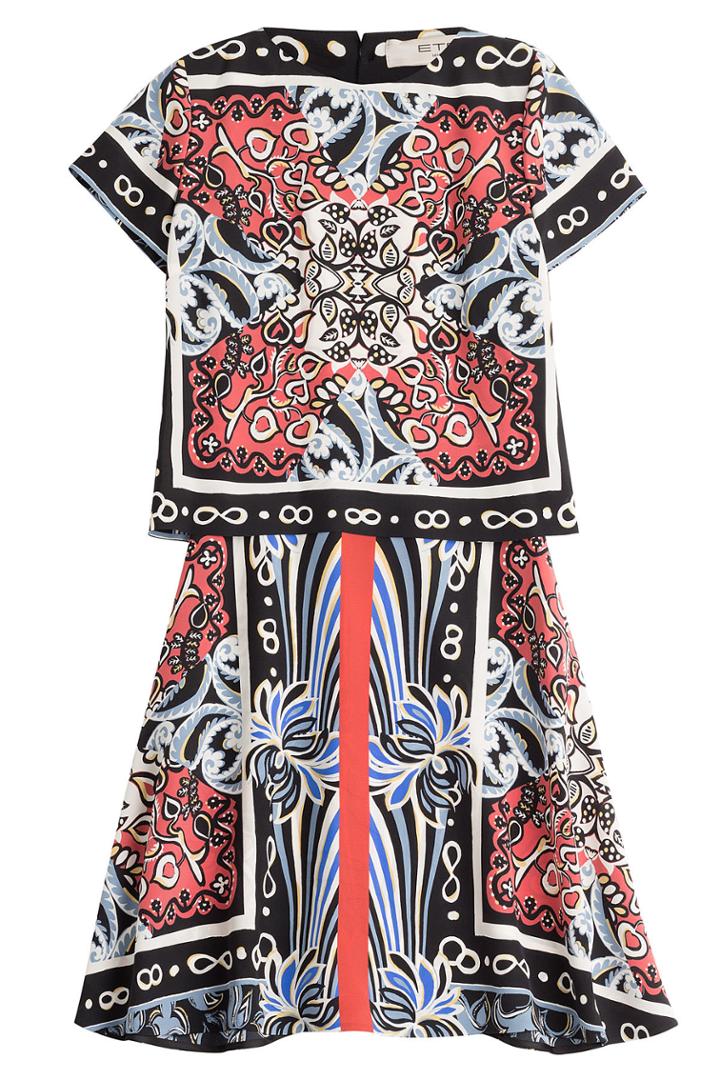 Etro Etro Printed Silk Dress - None