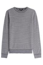 A.p.c. A.p.c. Striped Merino Wool Pullover - Grey