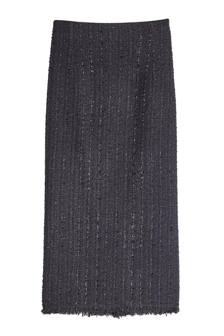 Alexander Mcqueen Alexander Mcqueen Pencil Skirt With Wool And Cotton