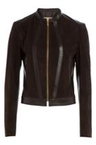 Michael Kors Collection Michael Kors Collection Suede Jacket - Brown