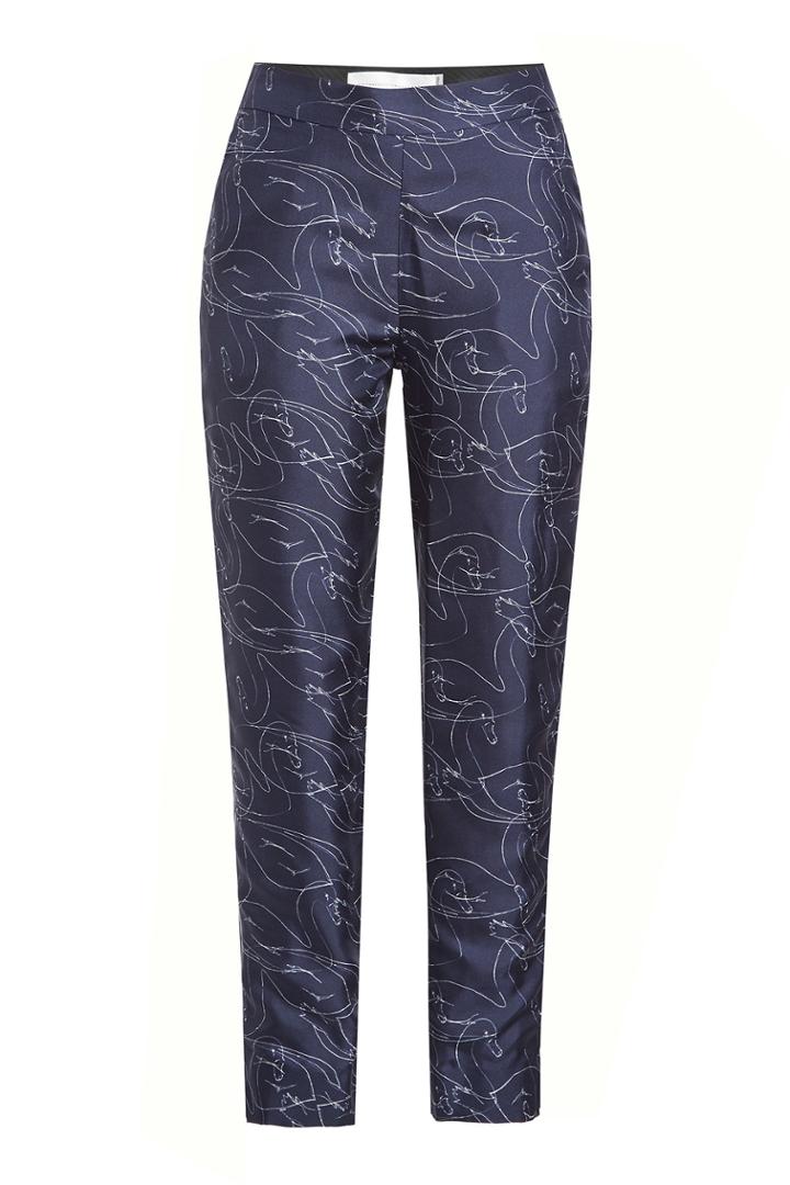 Victoria, Victoria Beckham Victoria, Victoria Beckham Printed Silk Pants