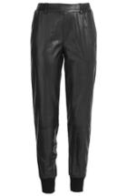 Vince Leather Jogging Pants