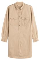 Zadig & Voltaire Zadig & Voltaire Cotton-viscose Shirt Dress - Beige