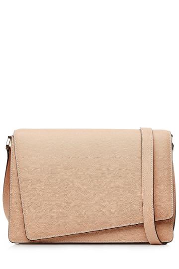 Valextra Spa Valextra Spa Twist 1 Leather Shoulder Bag - Beige