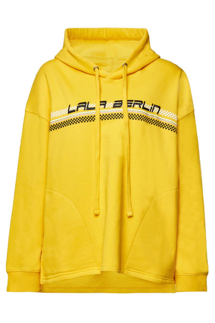Lala Berlin Lala Berlin Quinn Racer Printed Cotton Hoody