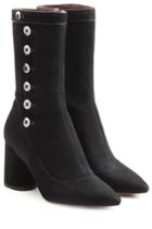 Marc Jacobs Marc Jacobs Suede Boots With Button Embellishment