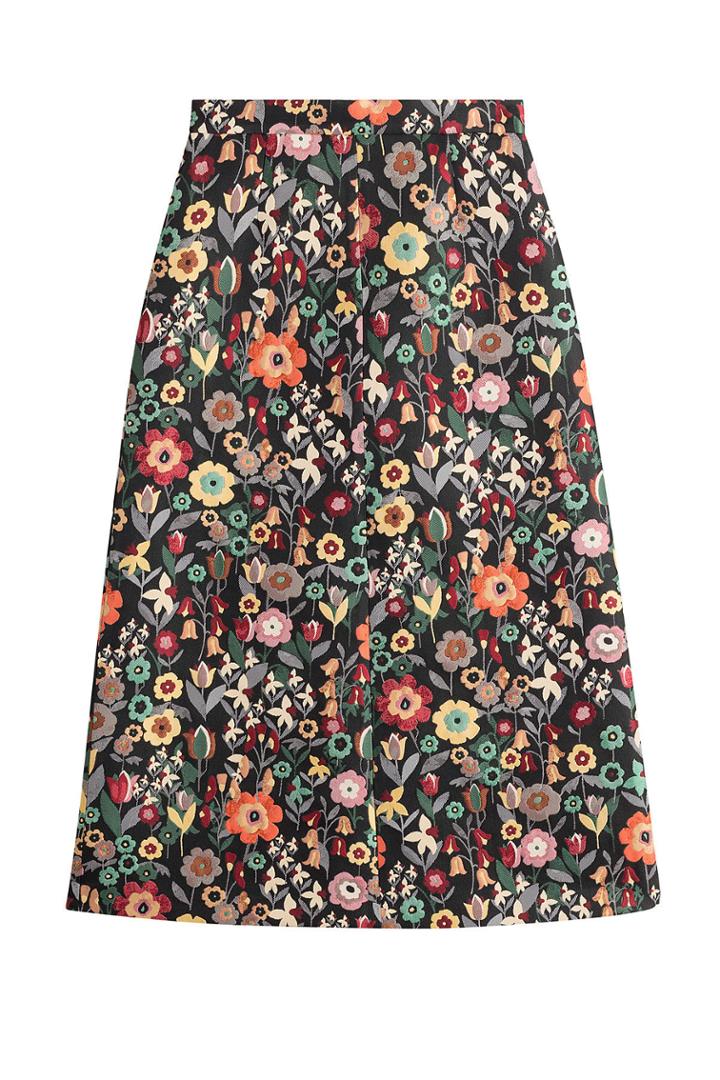 R.e.d. Valentino R.e.d. Valentino Floral Midi-skirt - None