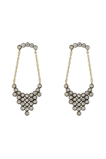 Yannis Sergakis Adornments Yannis Sergakis Adornments 18-karat Yellow Gold And Diamond Chandelier Earrings