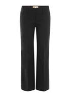 Michael Kors Collection Michael Kors Collection Cropped Cotton Pants - Black