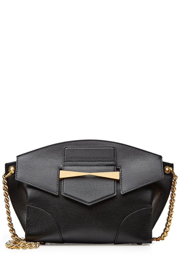Alexander Mcqueen Alexander Mcqueen Lady Legend Leather Shoulder Bag - Black