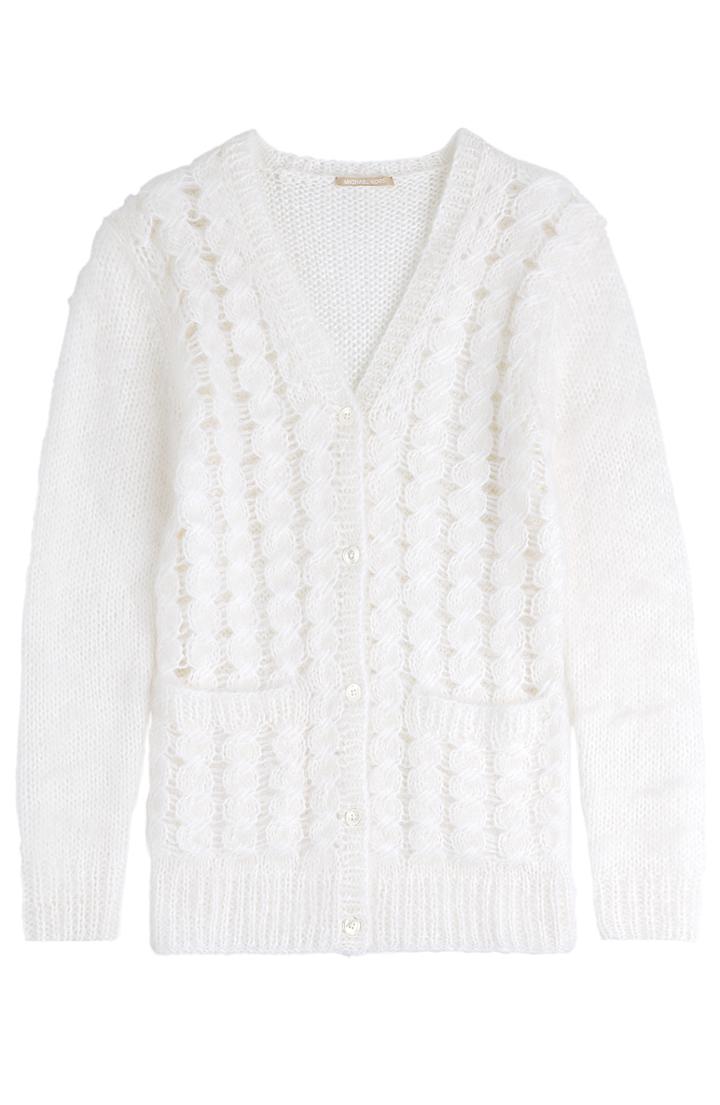 Michael Kors Mohair Blend Cardigan