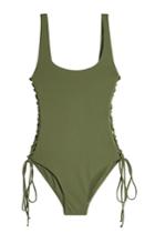 Melissa Odabash Melissa Odabash Cuba Swimsuit With Lace-up Sides