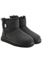 Ugg Australia Ugg Australia Mini Bailey Bling Shearling Lined Suede Boots