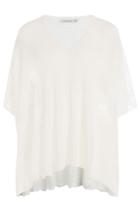 Mes Demoiselles Mes Demoiselles Cotton Open Knit Poncho