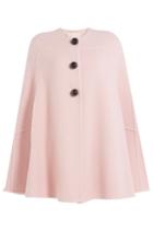 Roksanda Roksanda Wool Cape With Mohair - Pink