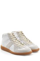 Maison Margiela Maison Margiela Leather High-top Replica Sneakers