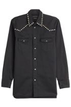 Marc Jacobs Marc Jacobs Embellished Cotton Shirt - Black